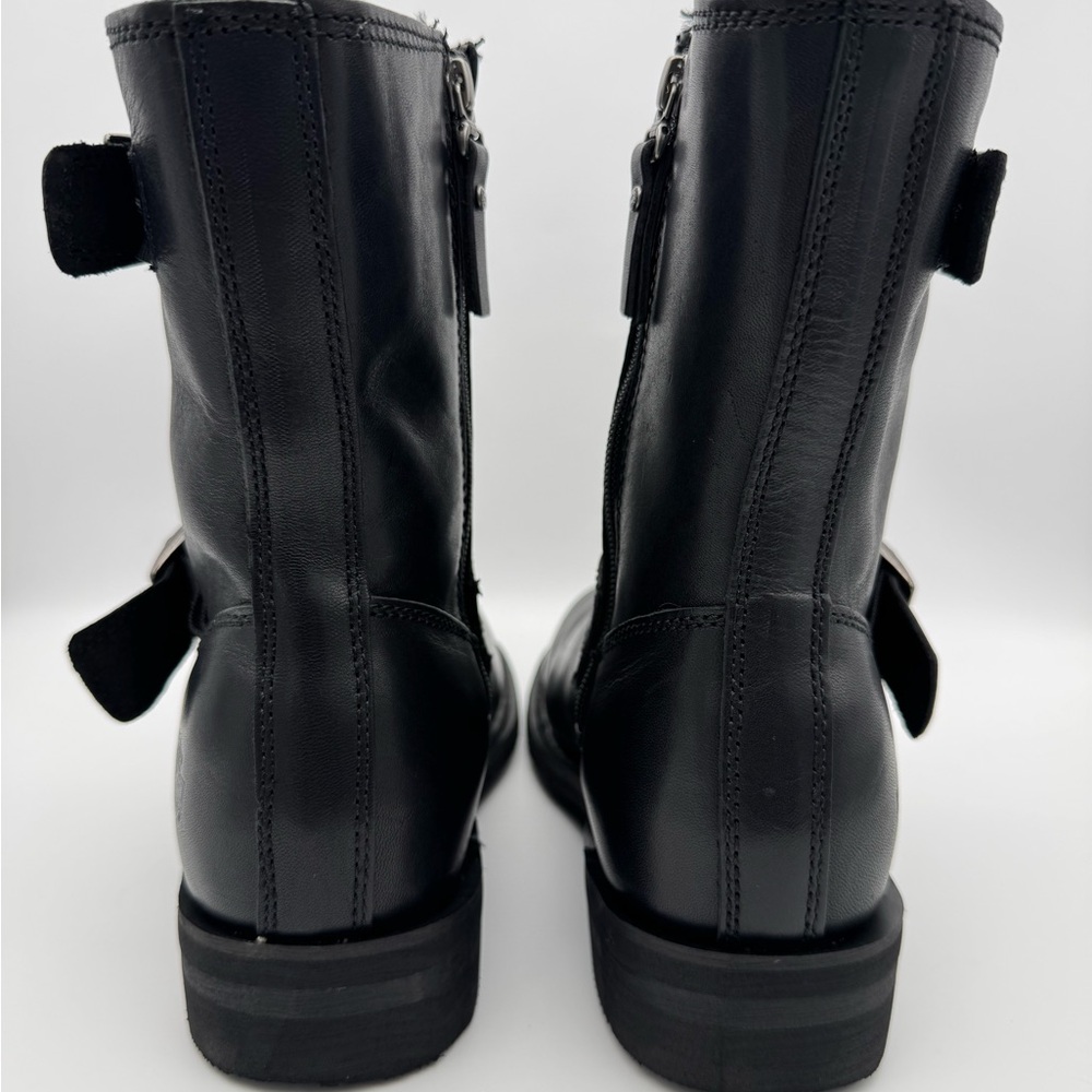 Harley-Davidson Women's 10 Barlyn 6-Inch Engineer Black Motorcycle Boots, D84721 - Picture 7 of 13